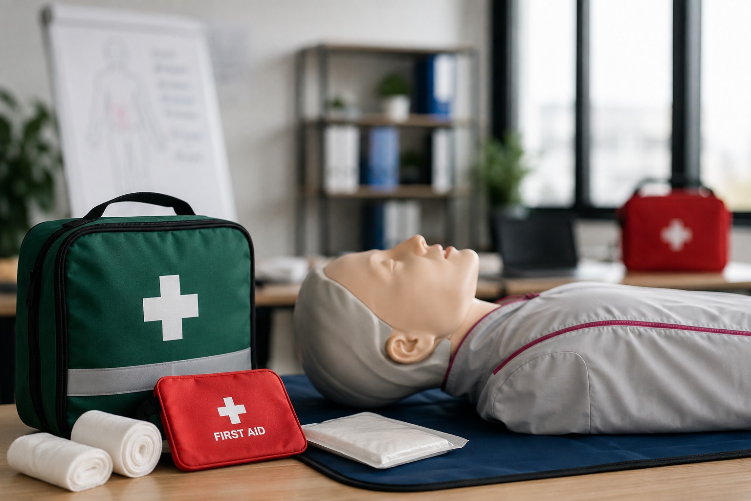 First aid certificate renewal reminder for workplace training